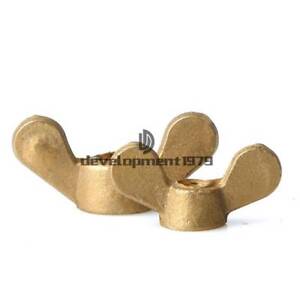 Solid Brass Wing Nut wingnut butterfly thumb copper nuts M4 M5 M6 M8 M10 M12