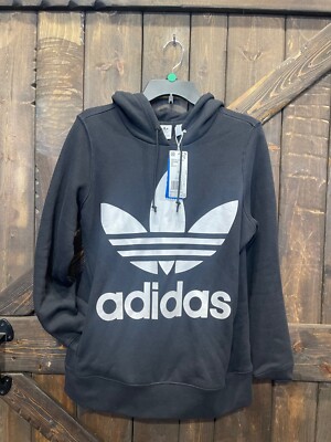 Adidas Women Trefoil Hoodie Sweatshirt CE2408 Size Small