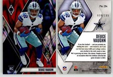 Deuce Vaughn 2023 Phoenix Red Seismic #134 /199 Kansas St Cowboys RC Rookie
