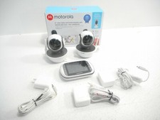 Motorola COMFORT75-2 5" Video Baby Monitor w/ Remote Pan Scan 2 Cameras , USED