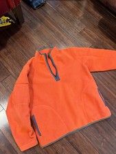 LL Bean Kids Youth Girls Boys High Pile Fleece Jacket XL 18 reversible