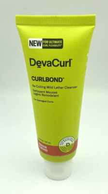 MINI -  Deva Curl Curlbond 1.5 fl oz Mild Lather Cleanser- Sealed NEW