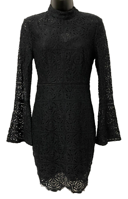 PORTMANS SIGNATURE Womens Black Lace Dress Size 8 | eBay Australia
