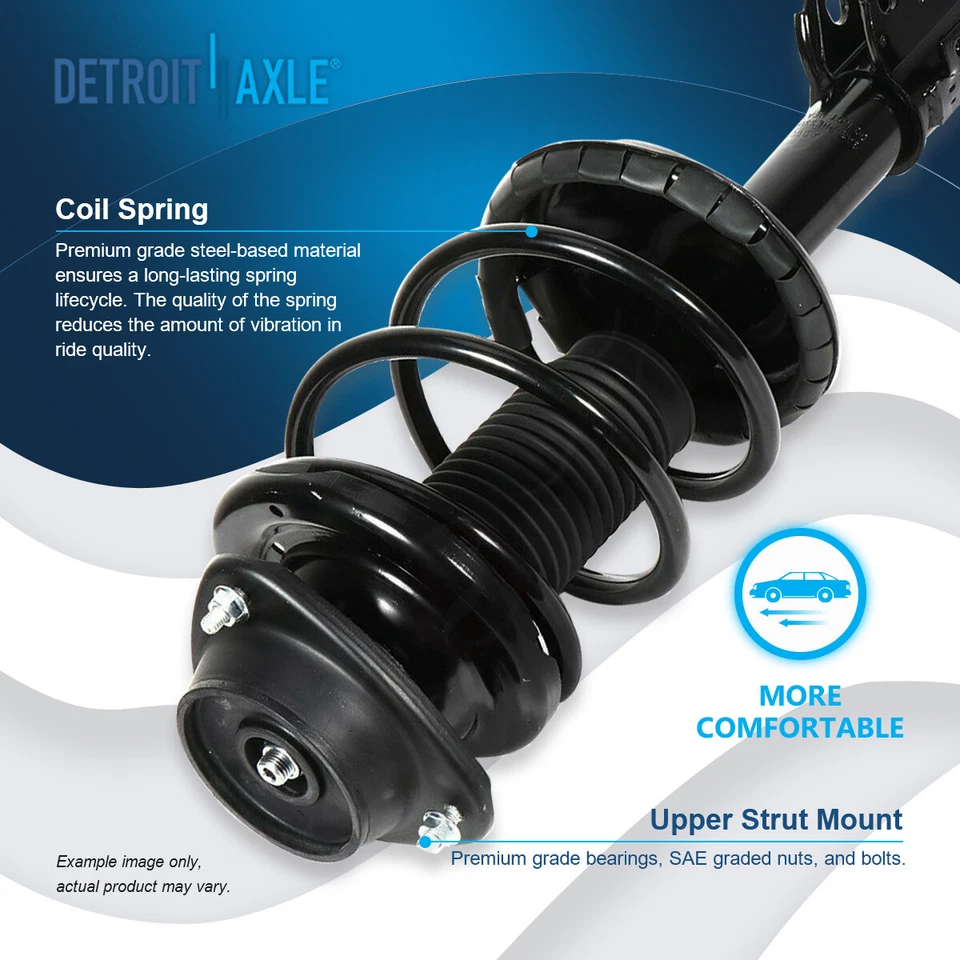 4 piezas puntales delanteros y eslabones de barra estabilizadora para 1998 1999 2000 2001 2002 Subaru Forester Foto 4 de 4