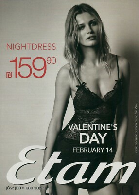 Etam Lingerie Magazine Print Ad Advert Bra panty Panties Hosiery Underwear 1pg 