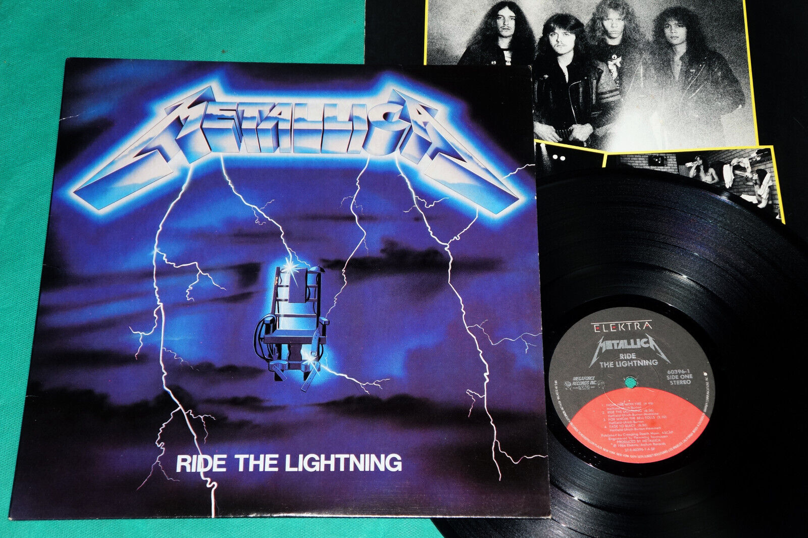 Metallica Ride The Lightning Blue Vinyl LP