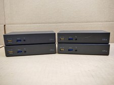 LOT of 4 Lenovo ThinkPad USB 3.0 Ultra Dock DK1523 03X6898       NO A/C 
