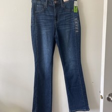 NWT Everflex Maurice  s Slim Boot High Rise Super stretch Jeans Size 8 Reg