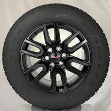 20" GMC Sierra Black Elevation Denali SLT OEM Wheels Goodyear AT Tires TPMS LUGS