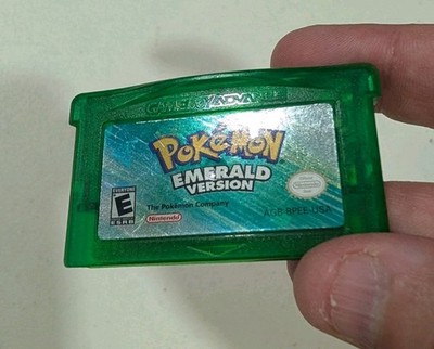 Pokemon Emerald - Nintendo Game Boy Advance TESTED, AUTHENTIC! Needs Battery 