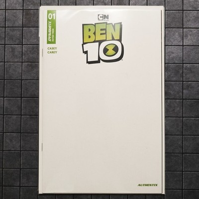 Ben 10 #1 - (White Blank Variant Cover) - (2026) - Ben10 - UNREAD NM