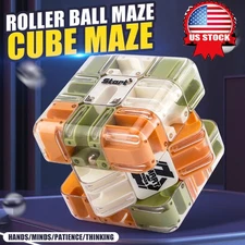 3D Maze Ball Puzzle Cube Toy Enhancing Logical Thinking And Party Interaction