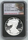 2023-S American Proof Silver Eagle oz NGC PF70 Ultra Cameo First Day Issue Q618