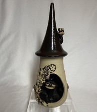 Stella Benford Wicksteed Pottery Fairy / Gnome House Ceramic Ornament 23 cm Tall