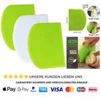 Teigschaber Teigkarte Teigschneider Teigspachtel Teigschaberkarte