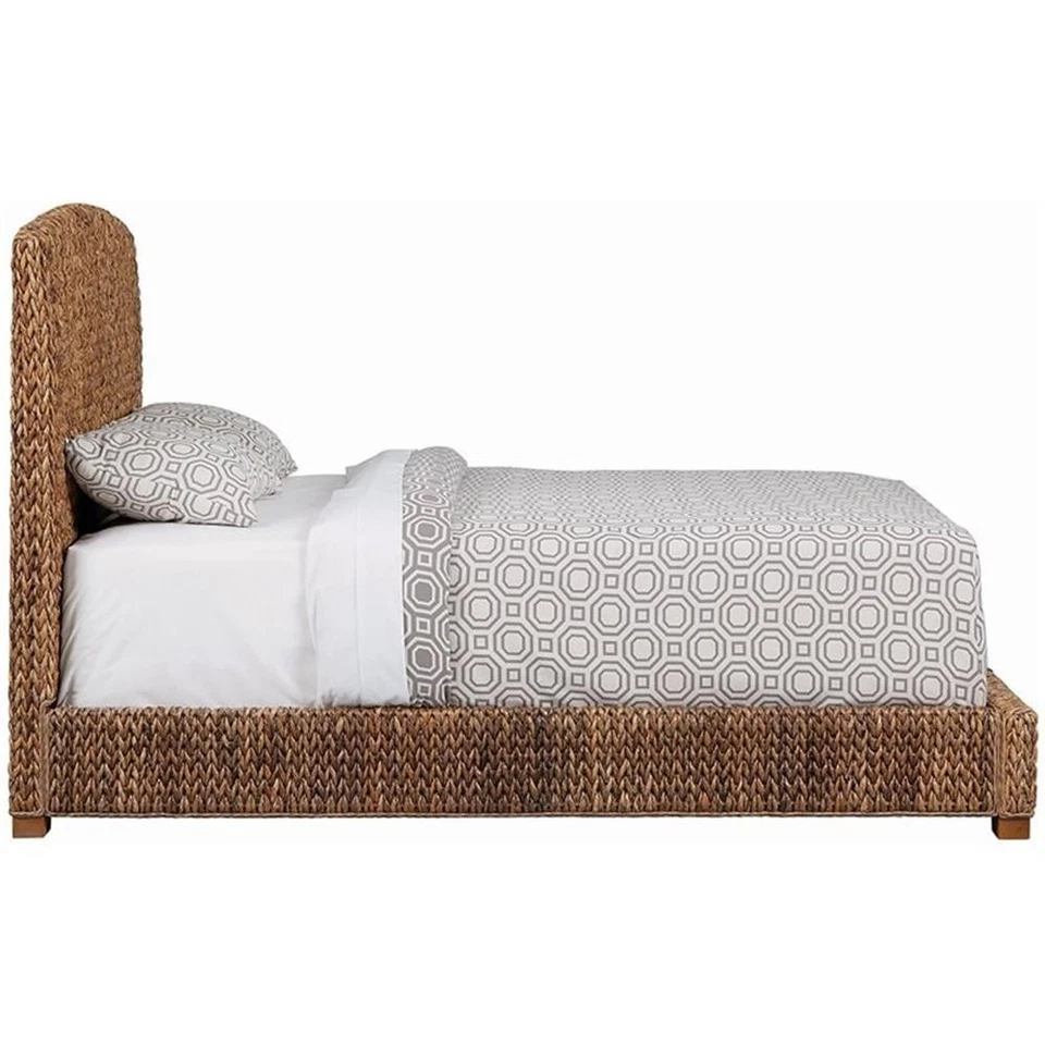 Laughton Banana Leaf Queen Panel Bed Amber - Image 4 of 4