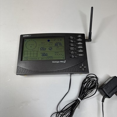 Davis Vantage Pro2 Weather Station - Model 6152 - Data Logger - Original Owner