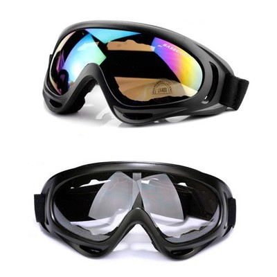 2 Stück Ski Snowboard Brille, UVSchutz Goggle, Motocross Brille Helmkompatibl...