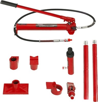 4 Ton Porta Power Jack Hydraulic Pusher Puller Kit,Auto Body Frame