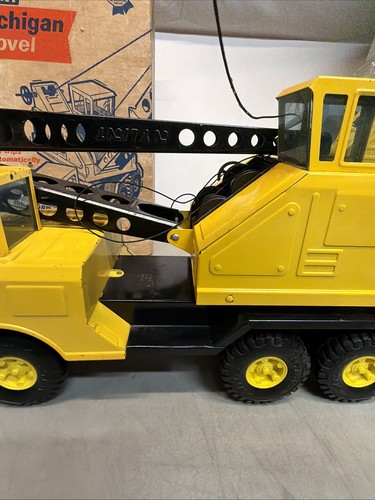 1968-1970 Nylint Michigan Shovel Crane #2201 + Original Box - Afbeelding 11 van 24