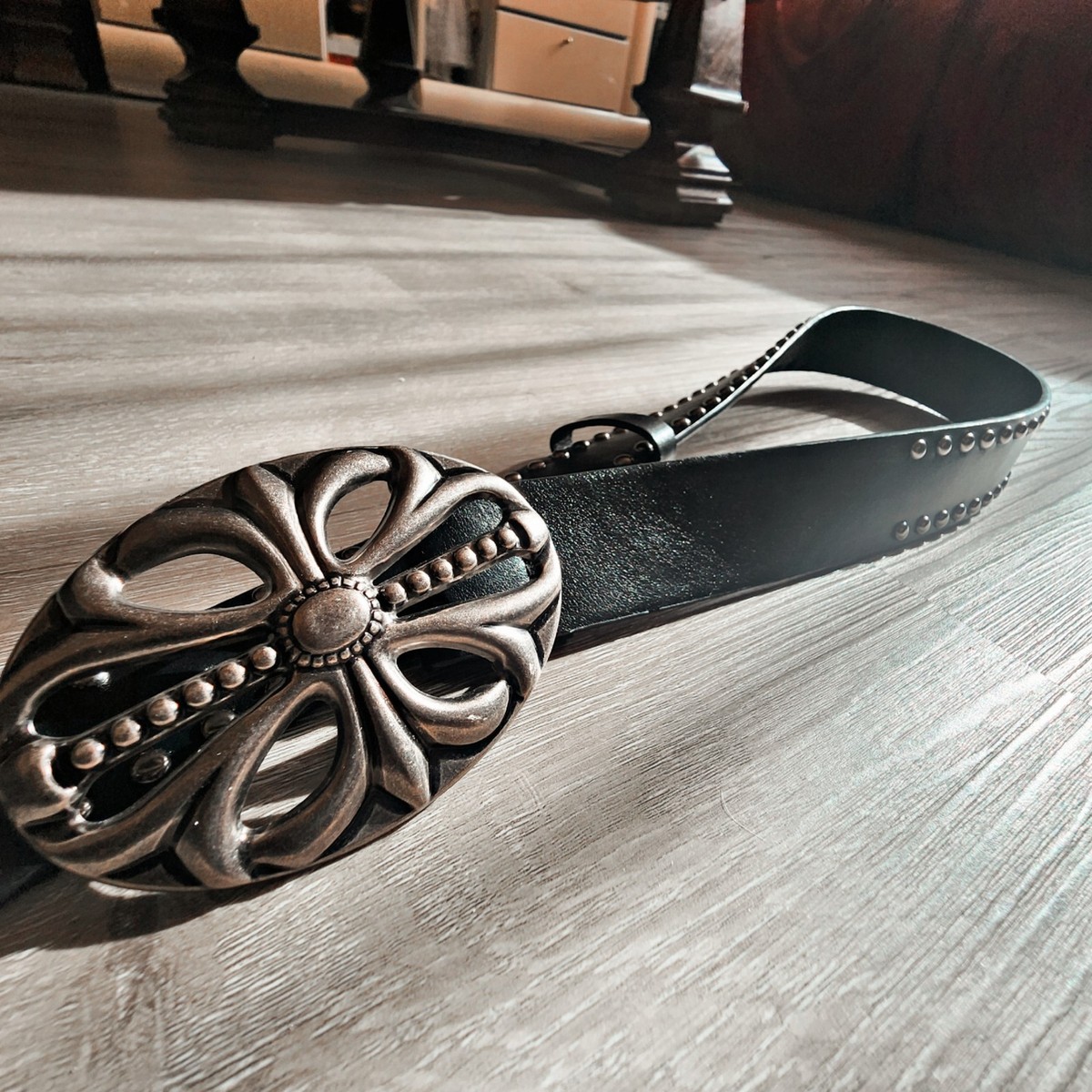 Unisex Chrome Hearts Style Belt ---New Punk Goth Luxury Carti Vamp