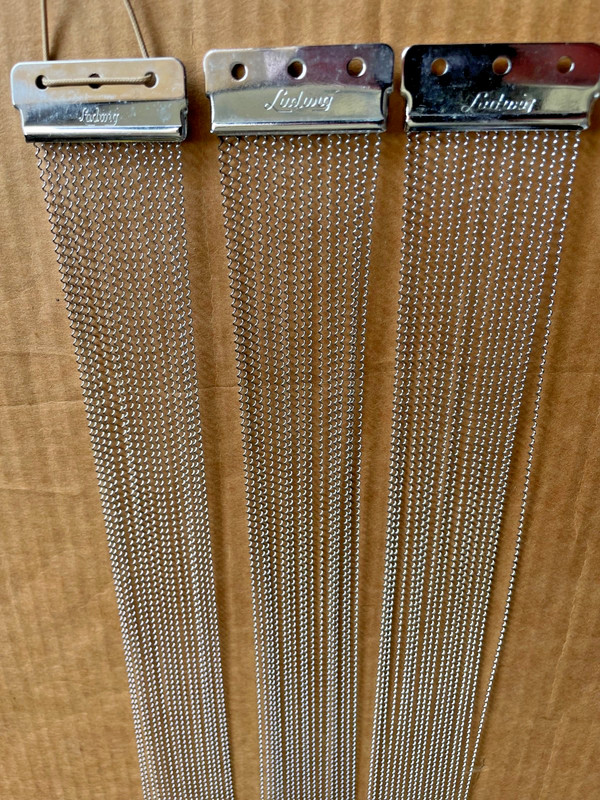 Ludwig vintage snare drum wires (Lot of 5)