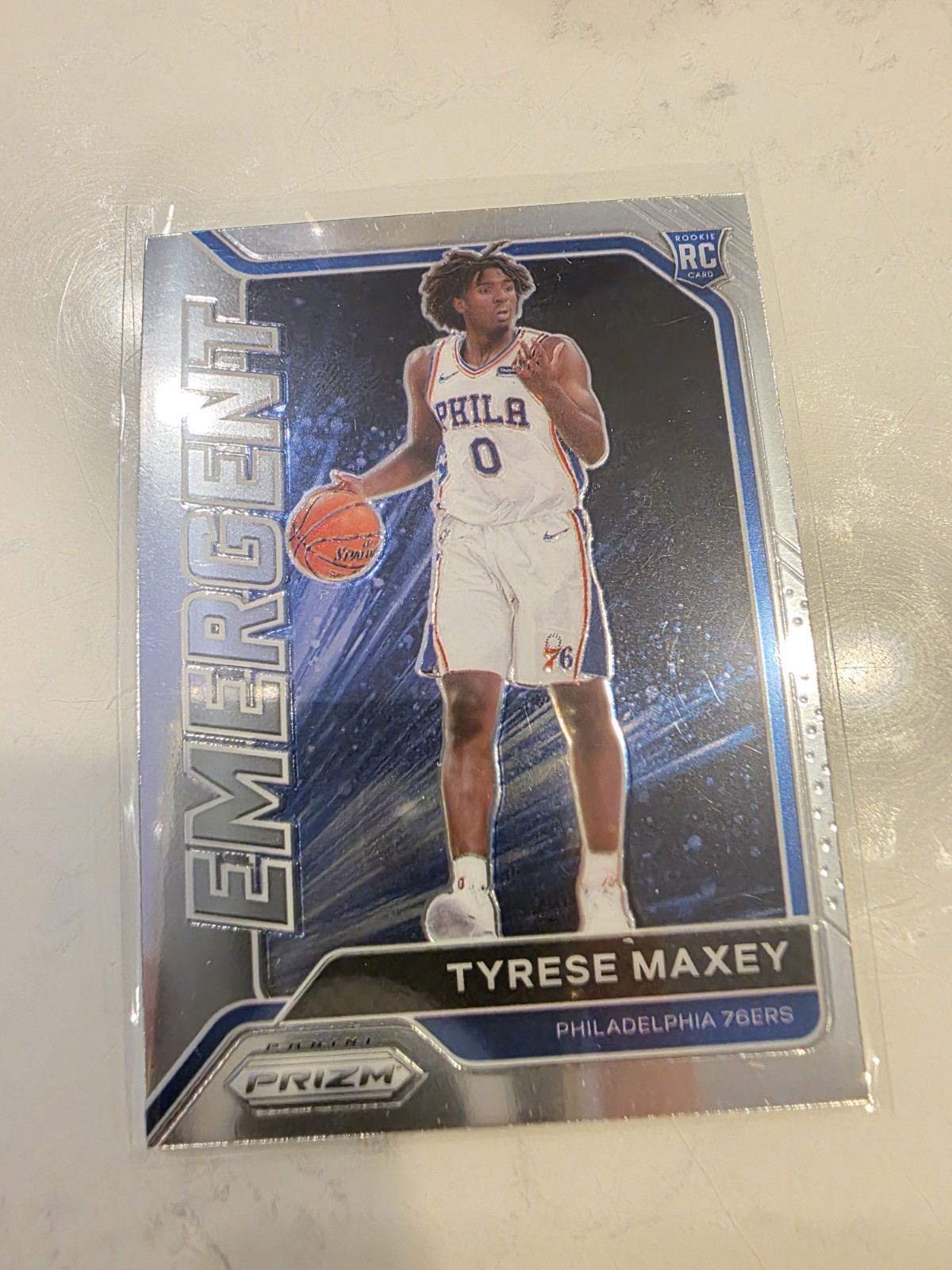 2020 Panini Prizm Tyrese Maxey Rookie 24
