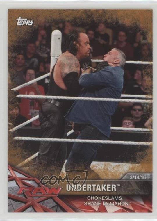 2017 Topps WWE Road to Wrestlemania Bronze Undertaker #44 0b5