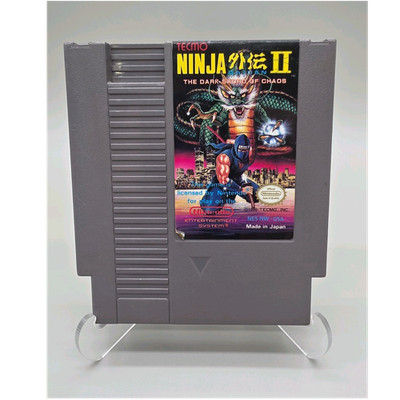 Ninja Gaiden 2:Dark Sword of Chaos Nintendo Authentic Cartridge NES Tested