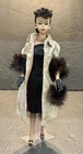 Vintage Barbie Clone Bab’s Brocade Evening Coat & Femme Fatal Black Dress