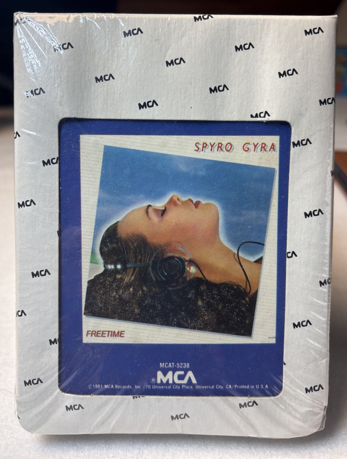 NEW Sealed ~damaged 8 Track Tape SPYRO GYRA  FREETIME MCAT-5238 MCA Records Read