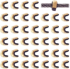 40Pcs Bow String Nock Points Arrows Bowstring Brass Nocking Points Set Archery