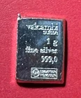 Vintage.999 FINE SILVER Mini Bar! 1 Gram!