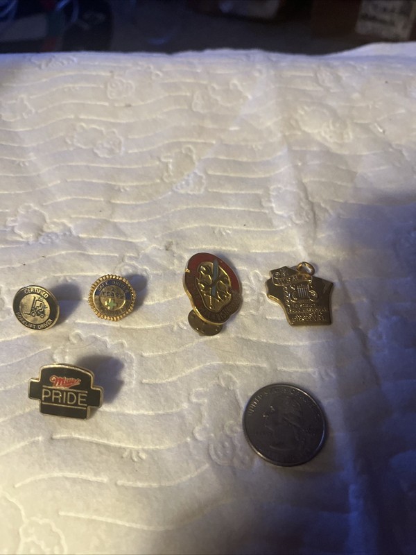 5 Pinback Medals