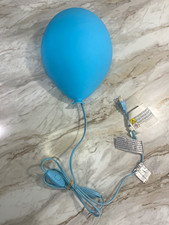 Discontinued IKEA Dromminge Balloon Wall Lamp Light Blue Nursery Decor Tested