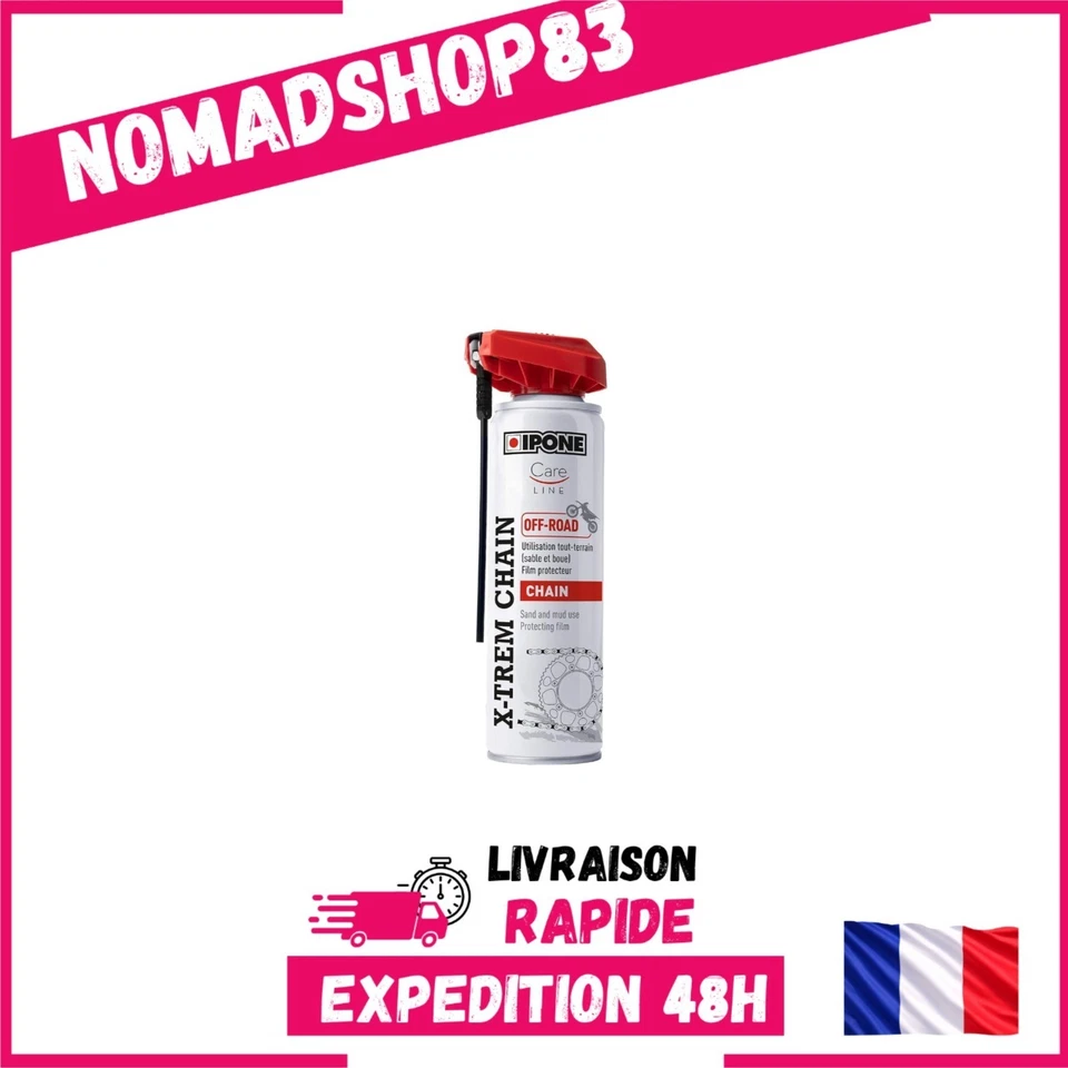 IPONE Graisse chaîne moto tout-terrain X-Trem 250 ml - Photo 1/4
