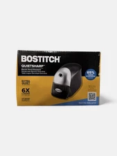 Bostitch QuietSharp Executive Electric Pencil Sharpener, Black Brand New