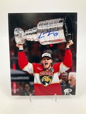 FLORIDA PANTHERS EETU LUOSTARINEN SC 25’ SIGNED 8X10 PHOTO JSA WITNESS COA