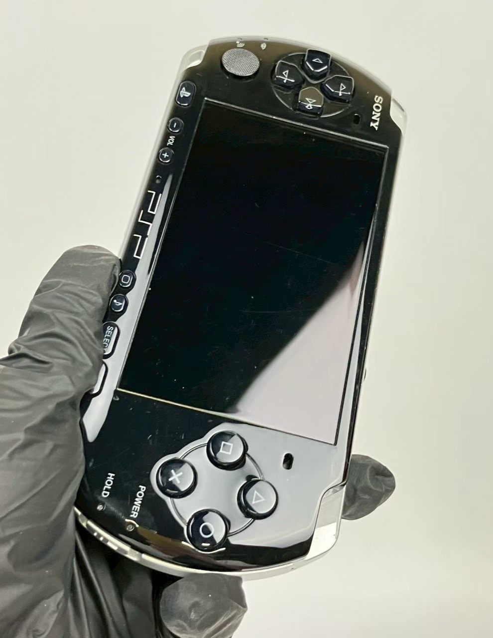 Sony PSP-3000 Piano Black Console & New Battery Memory Card USB Cable Set 3026