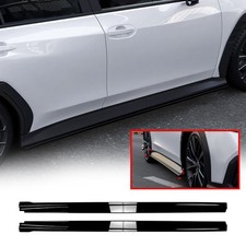 Für 2022-2025 Subaru WRX Schwarz Auto Seitenschweller Erweiterungen Body Kit 4x