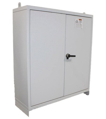 Hoffman A60N5218FSLP Free-Standing Enclosure 60''x52''x18'' NEMA 1 Gray Steel