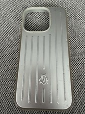 Authentic Rimowa iPhone 15 Pro Phone Case Cover Silver Made in Germany Free Ship