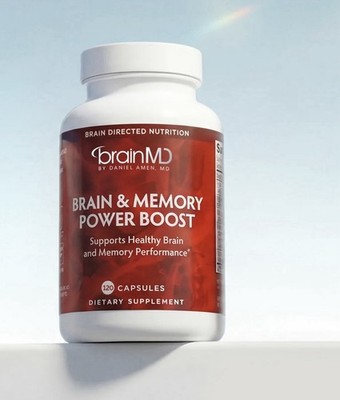 BrainMD Brain & Memory Power Boost 120 capsules expire 3/2027