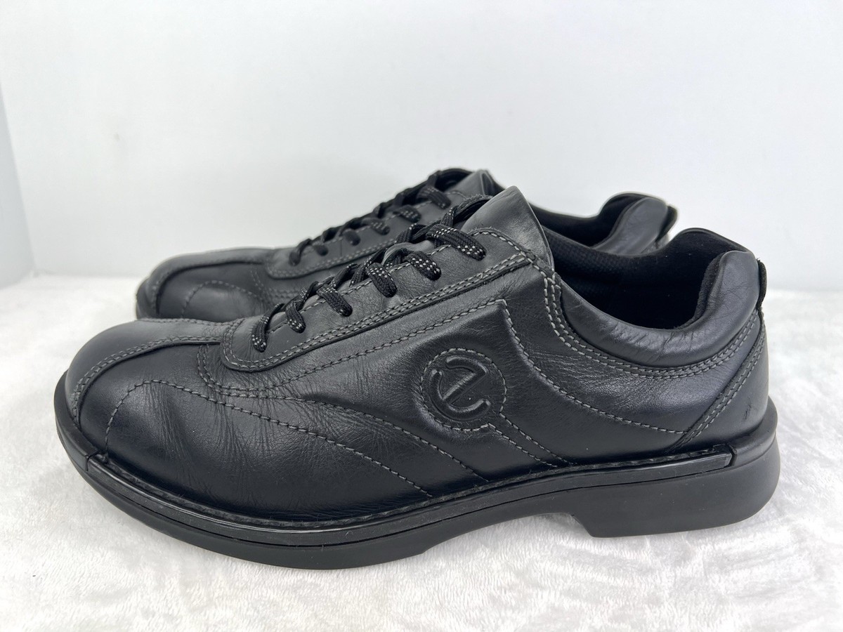 ECCO Neoflexor Black Leather Bicycle Toe Light Oxfords Shoes Mens 41 US 7-7.5 View 2