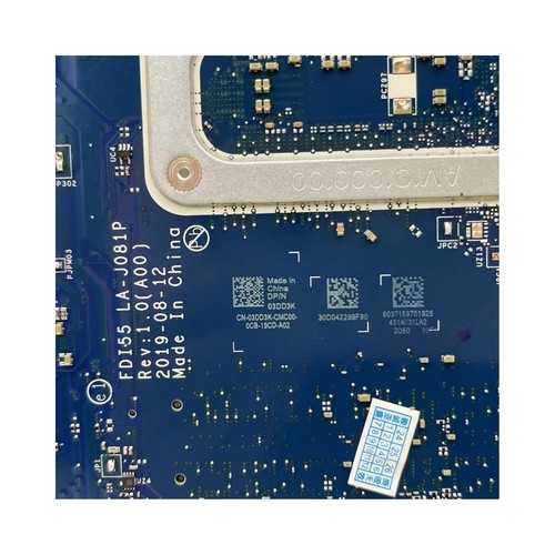 LA-J081P 03DD3K For Dell Inspiron 3593 Laptop Motherboard UMA With i3-1005G1 CPU - 第 5/8 張圖片