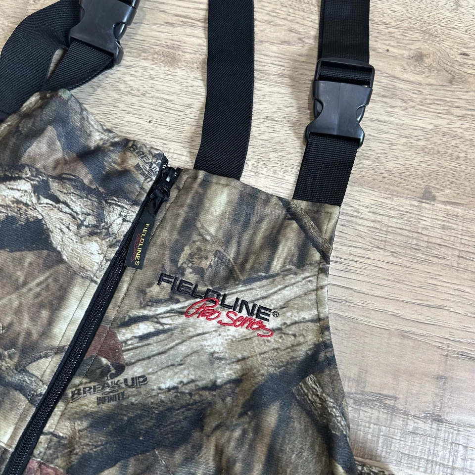 Fieldline Pro Insulated Camouflage Bib Coveralls Mens XL Insulated Camo - Image 4 of 4