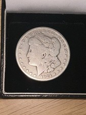 1921 US Morgan Silver Dollar $1 Coin 90% Silver American Eagle Vintage