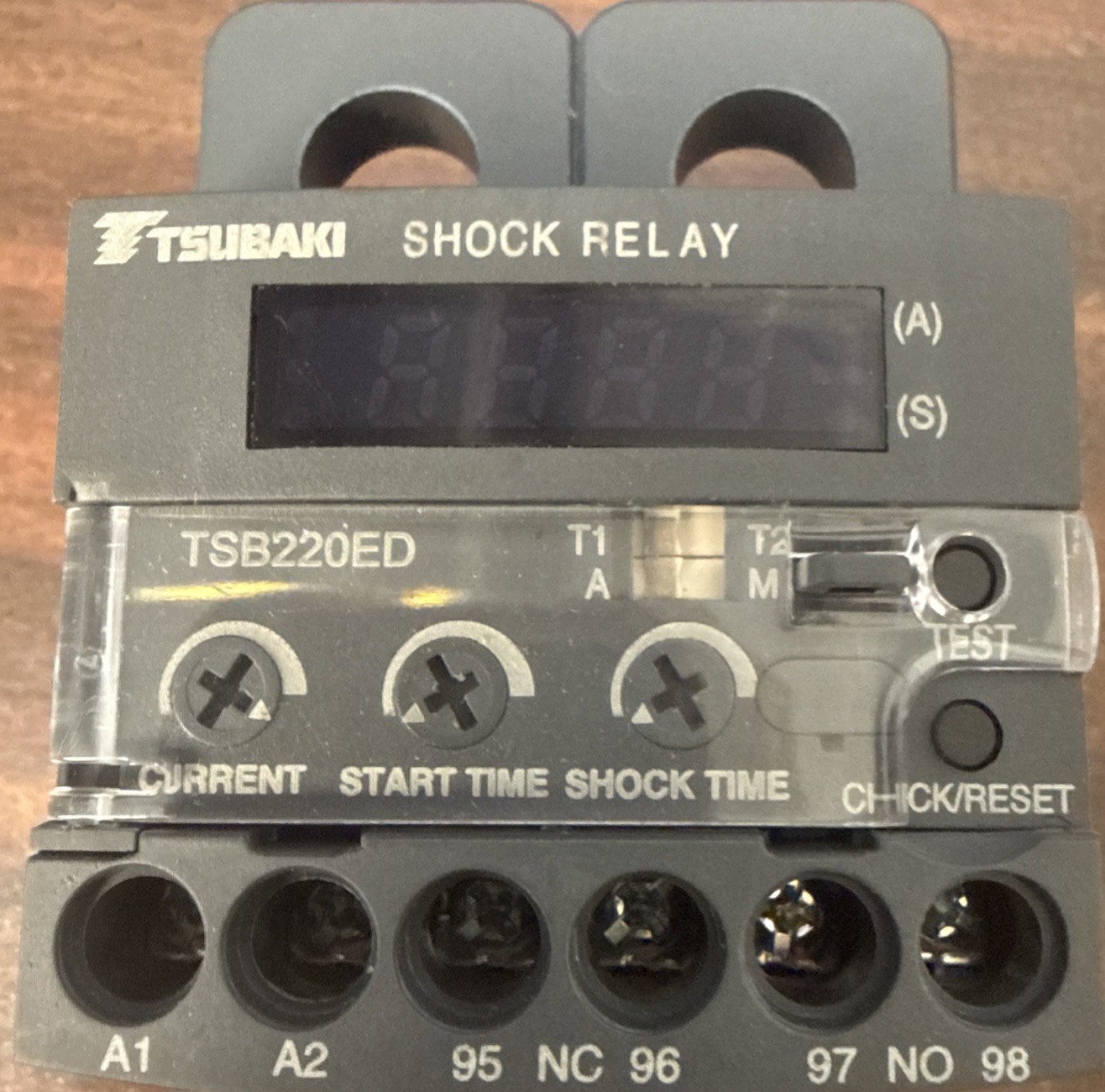 TSUBAKI TSB220ED Shock Relay 24-240V 50/60Hz 3.0-14A Industrial Motor Protection