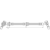 Metzger 4111582 Bremsschlauch FüR Renault Kadjar HA HL