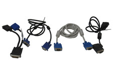 DB15 Cables Lot of 4 10-in to 70-in Legacy Computer Peripherals
